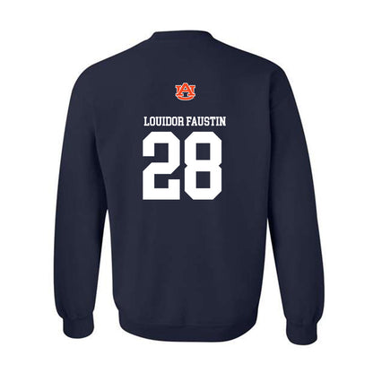 Auburn - NCAA Football : Kensley Louidor Faustin - Replica Shersey Crewneck Sweatshirt-1