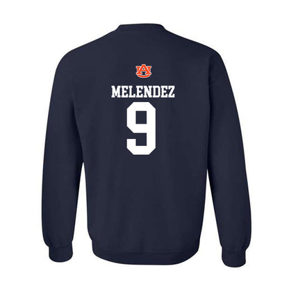 Auburn - NCAA Football : Elijah Melendez - Replica Shersey Crewneck Sweatshirt-1