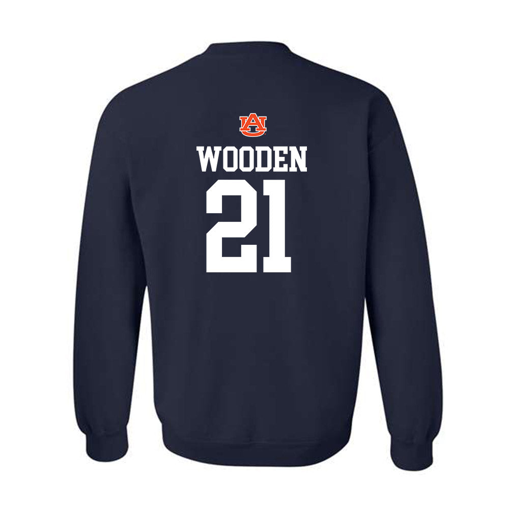 Auburn - NCAA Football : Caleb Wooden - Replica Shersey Crewneck Sweatshirt