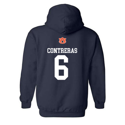 Auburn - NCAA Women's Soccer : Becky Contreras - Replica Shersey Hooded Sweatshirt