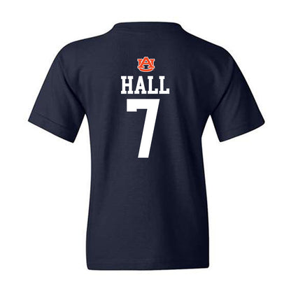 Auburn - NCAA Men's Basketball : Keyshawn Hall - Replica Shersey Youth T-Shirt-1
