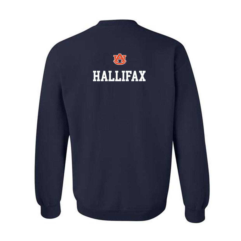Auburn - NCAA Women's Swimming & Diving : Emily HALLIFAX - Replica Shersey Crewneck Sweatshirt-1