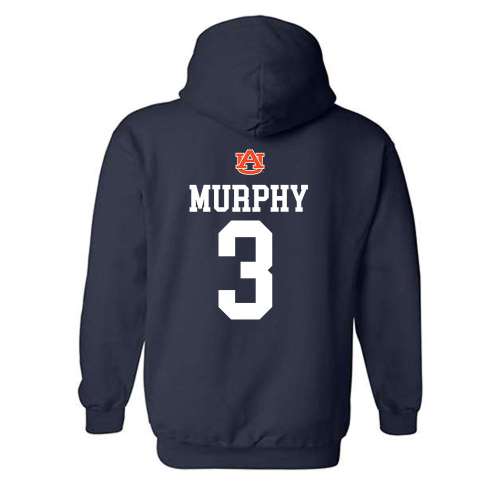 Auburn - NCAA Men's Basketball : KeShawn Murphy - Replica Shersey Hooded Sweatshirt-1
