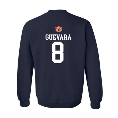 Auburn - NCAA Baseball : Eric Guevara - Replica Shersey Crewneck Sweatshirt-1