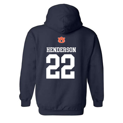 Auburn - NCAA Football : Alvin Henderson - Replica Shersey Hooded Sweatshirt-1