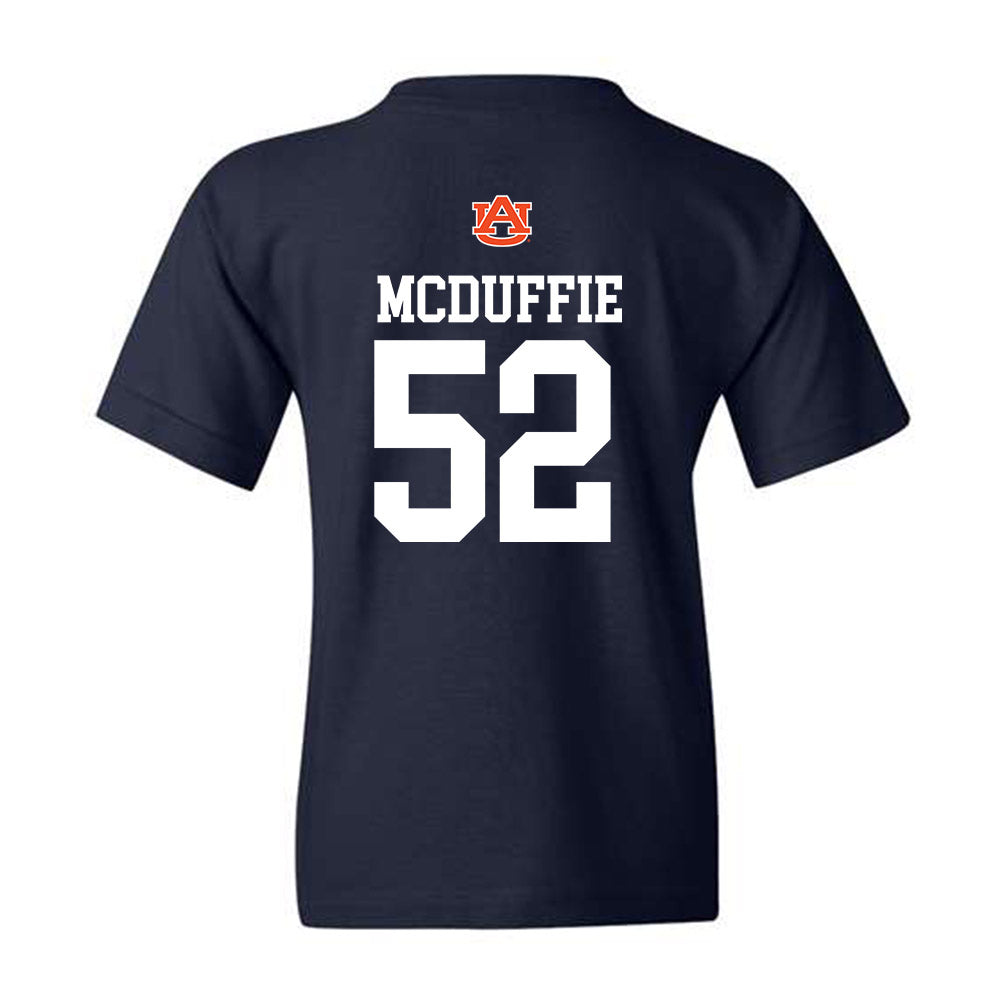 Auburn - NCAA Football : William Grier McDuffie - Replica Shersey Youth T-Shirt