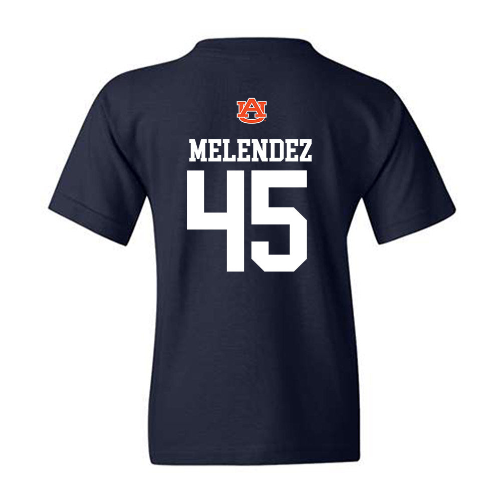 Auburn - NCAA Football : Antonio Melendez - Replica Shersey Youth T-Shirt-1