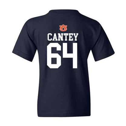 Auburn - NCAA Football : Benton Cantey - Replica Shersey Youth T-Shirt-1