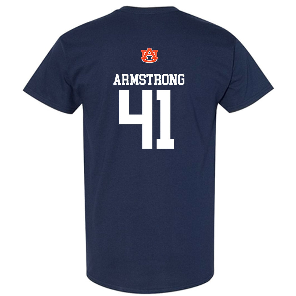 Auburn - NCAA Baseball : John Armstrong - Replica Shersey T-Shirt