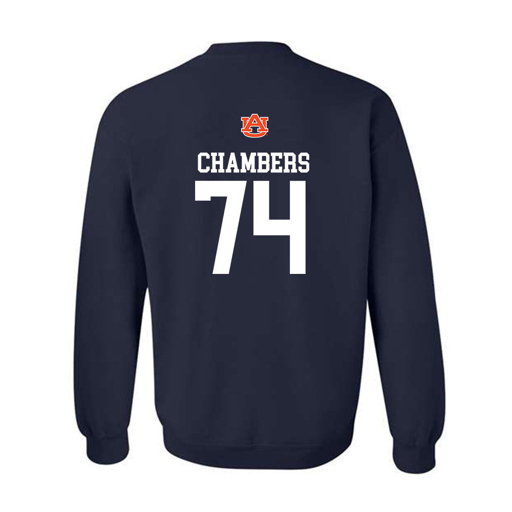 Auburn - NCAA Football : Ronan Chambers - Replica Shersey Crewneck Sweatshirt