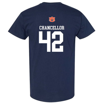 Auburn - NCAA Baseball : Abe Chancellor - Replica Shersey T-Shirt-1