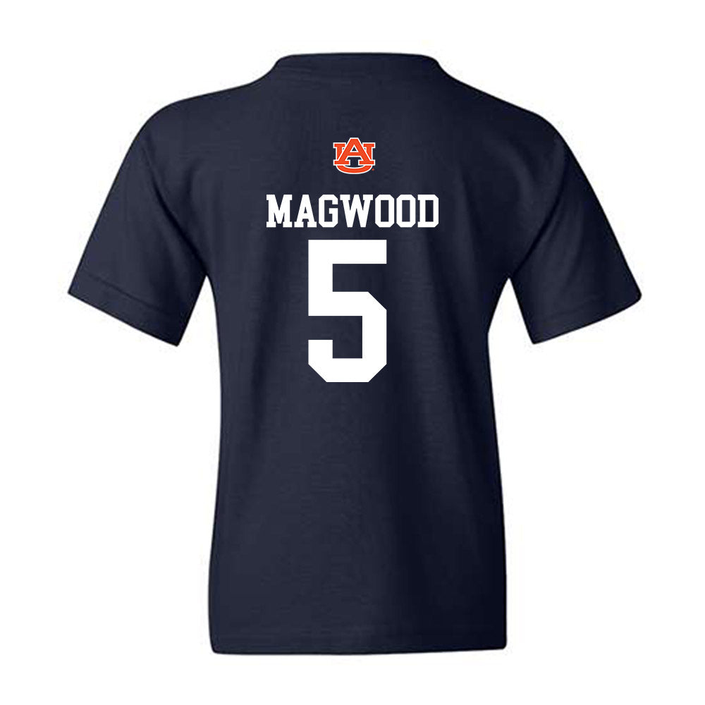 Auburn - NCAA Men's Basketball : Kaden Magwood - Replica Shersey Youth T-Shirt-1