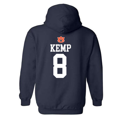 Auburn - NCAA Women's Volleyball : Kendal Kemp - Replica Shersey Hooded Sweatshirt