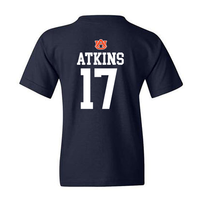 Auburn - NCAA Football : Xavier Atkins - Replica Shersey Youth T-Shirt-1