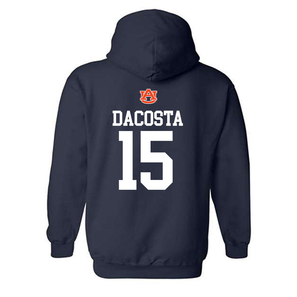 Auburn - NCAA Women's Volleyball : Alexis Dacosta - Replica Shersey Hooded Sweatshirt-1
