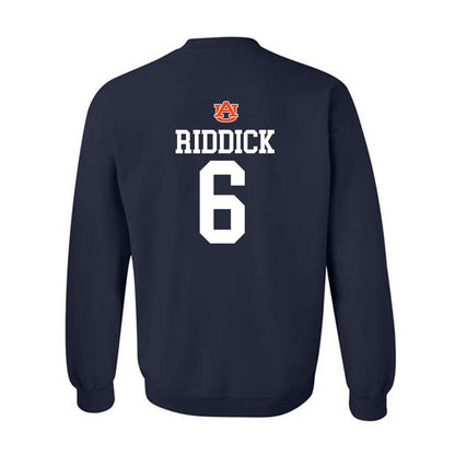 Auburn - NCAA Football : Demarcus Riddick - Replica Shersey Crewneck Sweatshirt-1