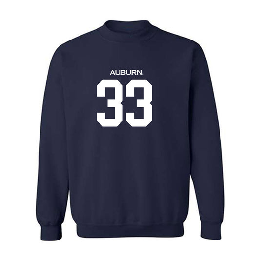 Auburn - NCAA Baseball : Mason Koch - Replica Shersey Crewneck Sweatshirt-0