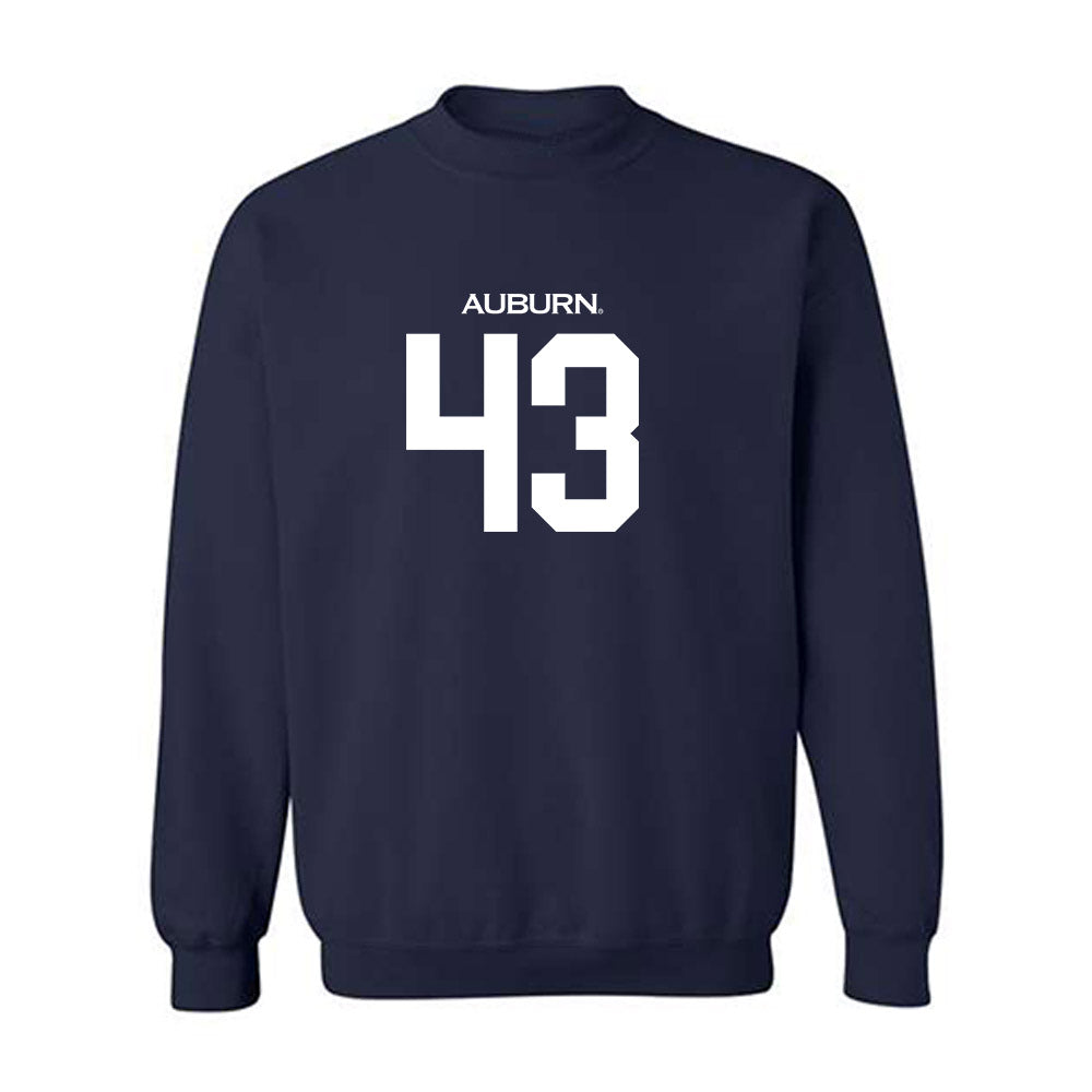 Auburn - NCAA Football : Caleb Wheatland - Replica Shersey Crewneck Sweatshirt-0