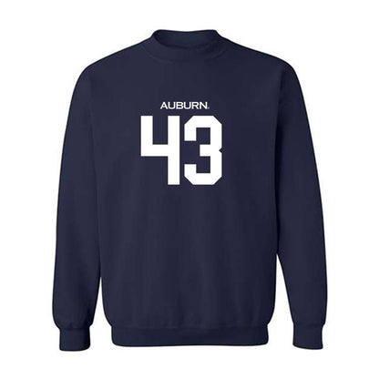 Auburn - NCAA Football : Caleb Wheatland - Replica Shersey Crewneck Sweatshirt-0