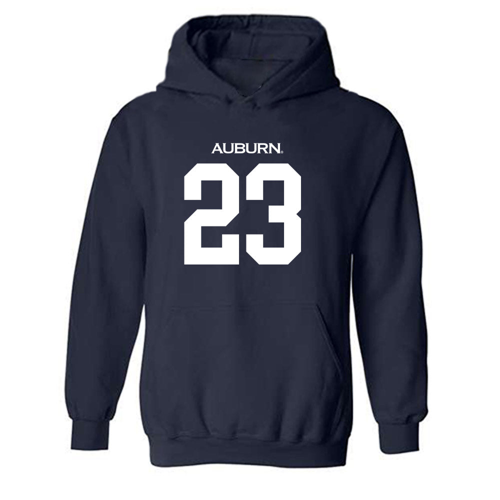 Auburn - NCAA Women's Volleyball : Shanelle Puetz - Replica Shersey Hooded Sweatshirt-0