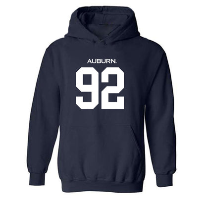 Auburn - NCAA Football : Jay Hardy - Replica Shersey Hooded Sweatshirt-0