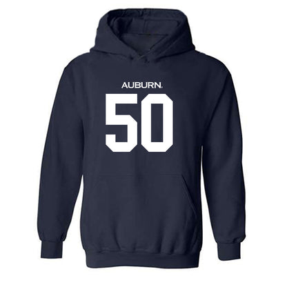 Auburn - NCAA Baseball : Brandon McCraine - Replica Shersey Hooded Sweatshirt-0