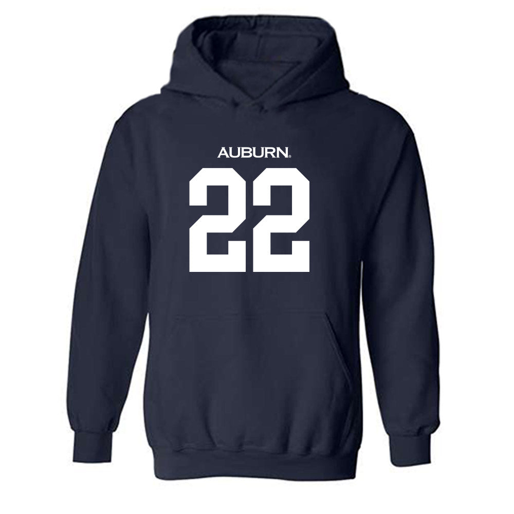 Auburn - NCAA Women's Soccer : Olivia Woodson - Replica Shersey Hooded Sweatshirt