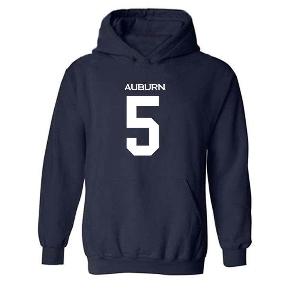 Auburn - NCAA Women's Soccer : Jessica Osborne - Replica Shersey Hooded Sweatshirt