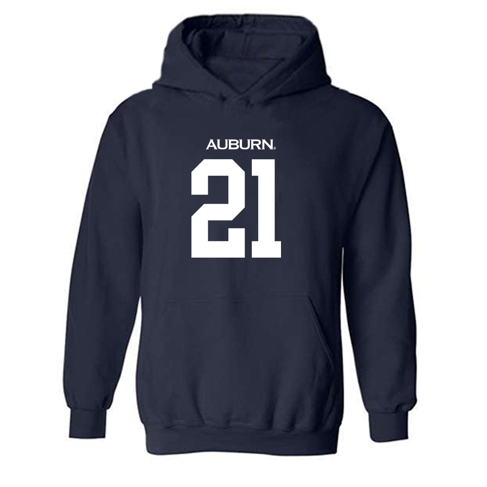 Auburn - NCAA Baseball : Mason Maners - Replica Shersey Hooded Sweatshirt