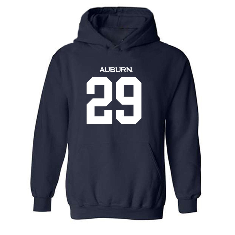 Auburn - NCAA Football : Taye Seymore - Replica Shersey Hooded Sweatshirt-0