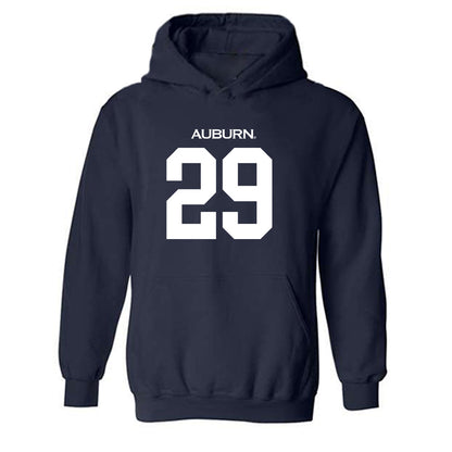 Auburn - NCAA Football : Taye Seymore - Replica Shersey Hooded Sweatshirt-0