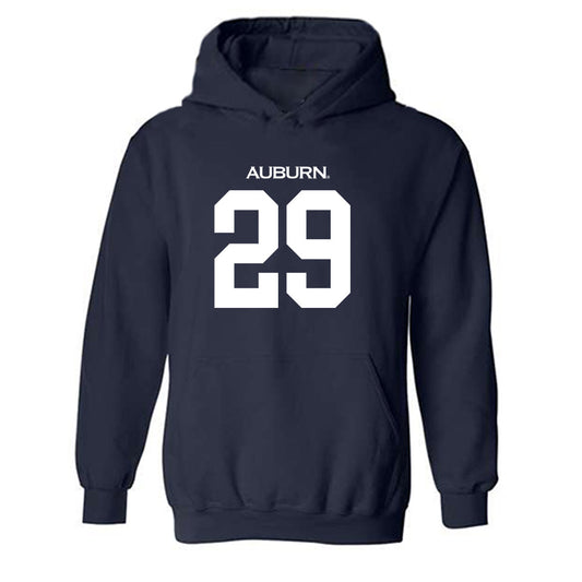 Auburn - NCAA Football : Taye Seymore - Replica Shersey Hooded Sweatshirt-0