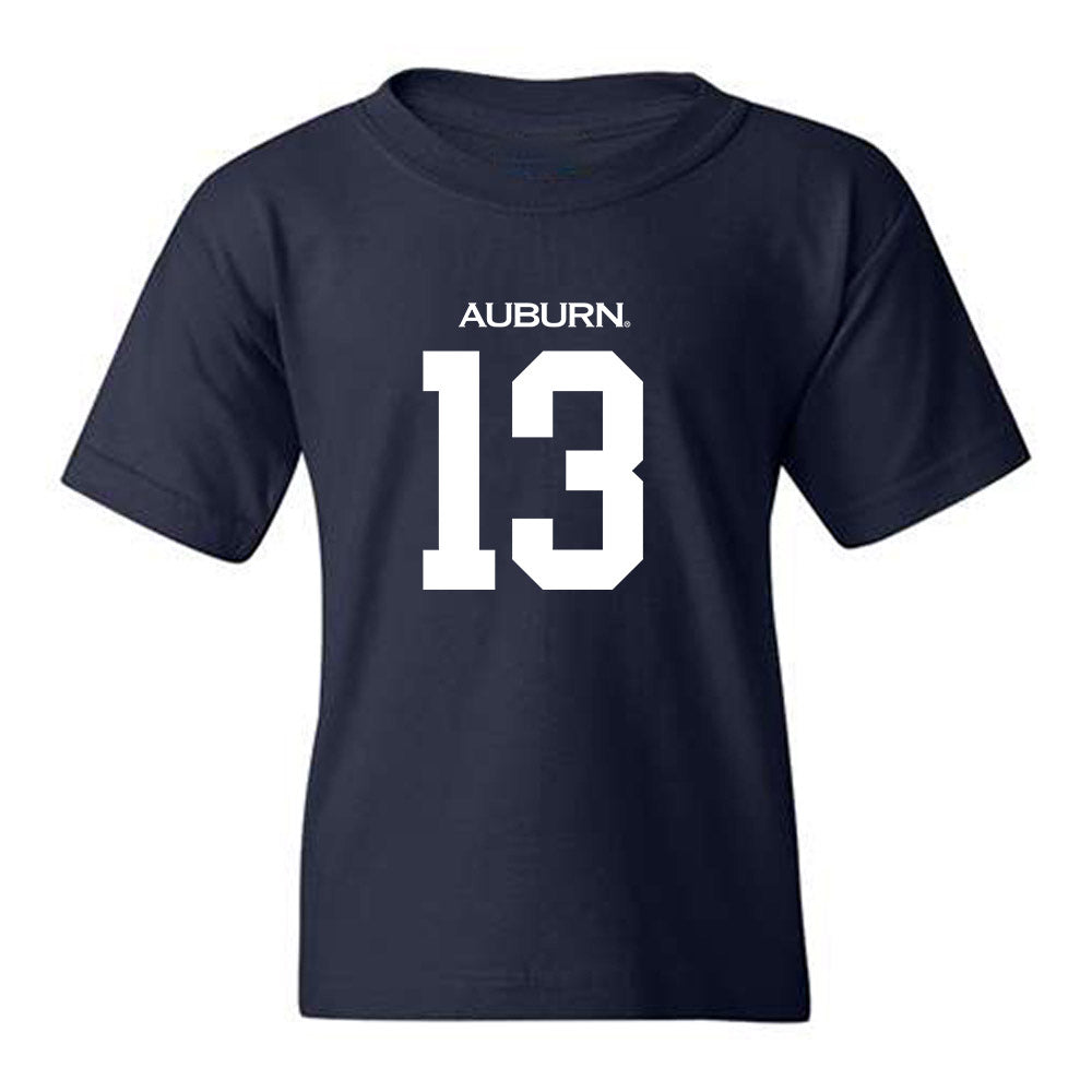 Auburn - NCAA Football : Raion Strader - Replica Shersey Youth T-Shirt-0