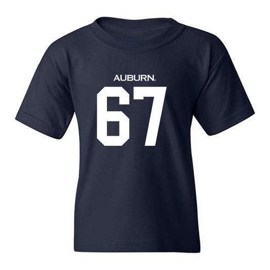 Auburn - NCAA Football : Broderick Shull - Replica Shersey Youth T-Shirt-0