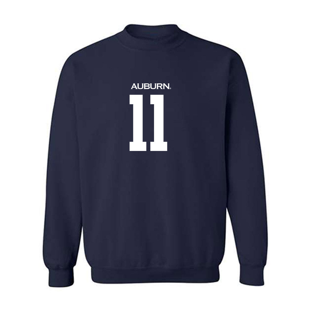 Auburn - NCAA Baseball : Brandon McCraine - Replica Shersey Crewneck Sweatshirt-0