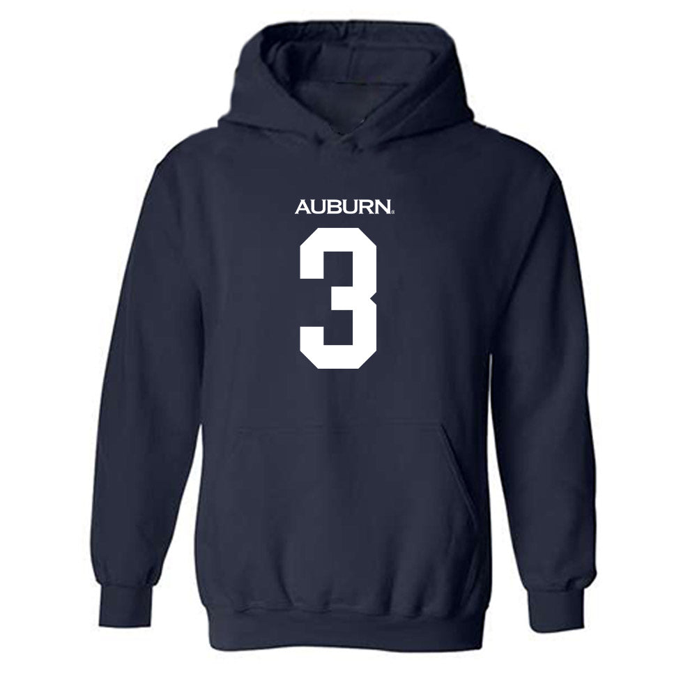 Auburn - NCAA Men's Basketball : KeShawn Murphy - Replica Shersey Hooded Sweatshirt-0