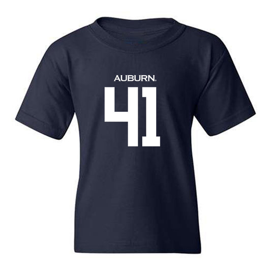 Auburn - NCAA Football : Connor Gibbs - Replica Shersey Youth T-Shirt-0
