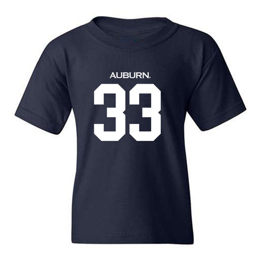 Auburn - NCAA Men's Basketball : Sebastian Williams-Adams - Replica Shersey Youth T-Shirt-0