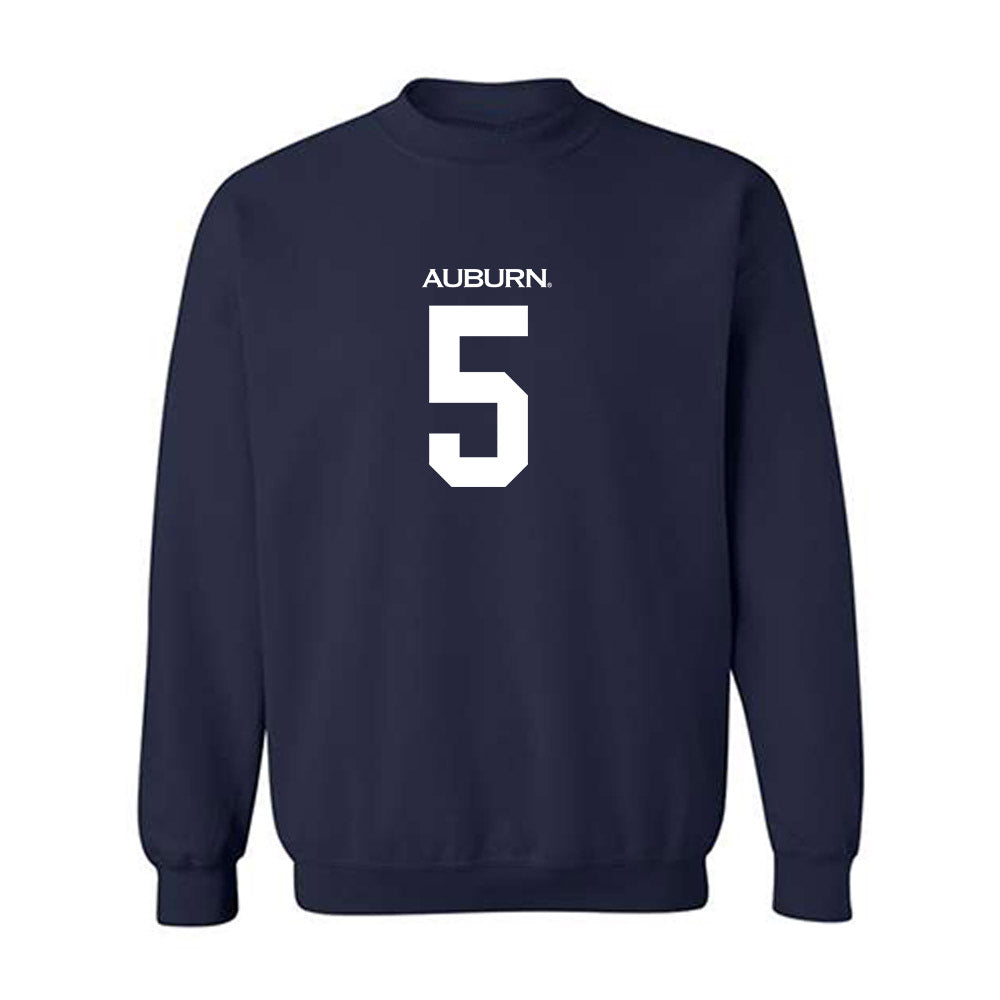 Auburn - NCAA Softball : georgia lessmann - Replica Shersey Crewneck Sweatshirt-0