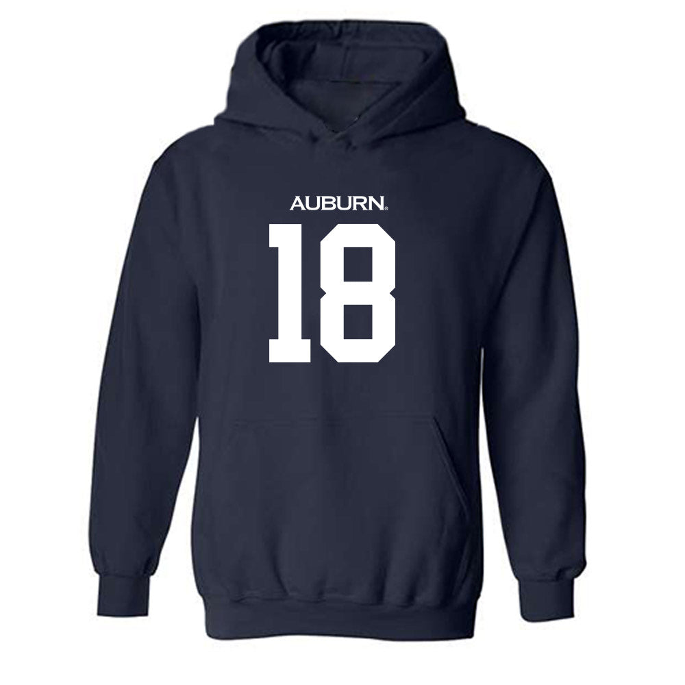 Auburn - NCAA Softball : Brit Godfrey - Replica Shersey Hooded Sweatshirt-0