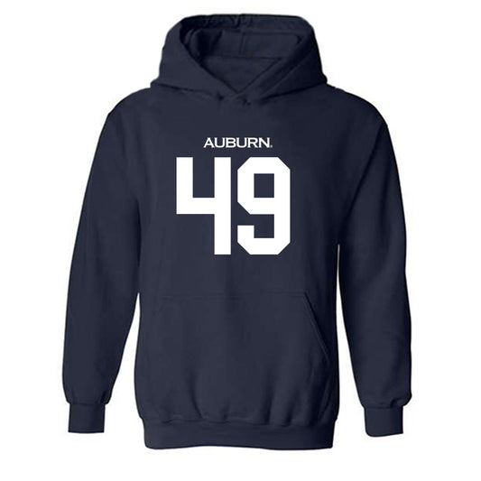 Auburn - NCAA Baseball : Drew Sofield - Replica Shersey Hooded Sweatshirt