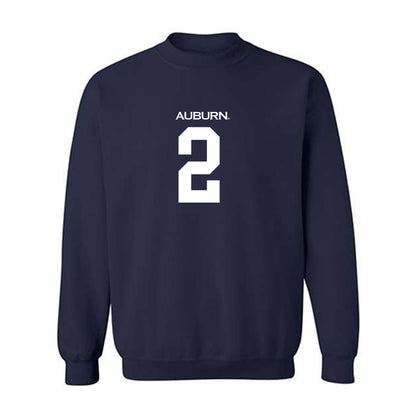 Auburn - NCAA Women's Gymnastics : Alex Irvine - Replica Shersey Crewneck Sweatshirt-0