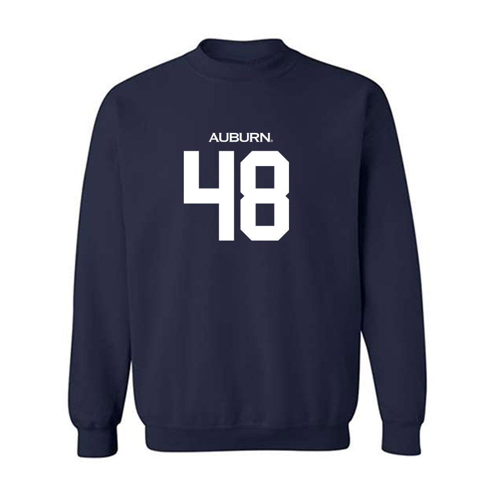 Auburn - NCAA Football : Eli Morton - Replica Shersey Crewneck Sweatshirt-0