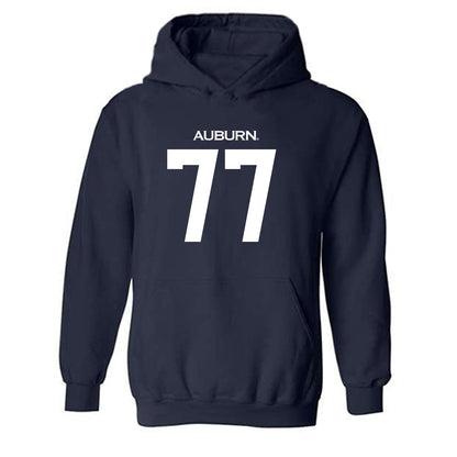 Auburn - NCAA Baseball : Zach Crotchfelt - Replica Shersey Hooded Sweatshirt