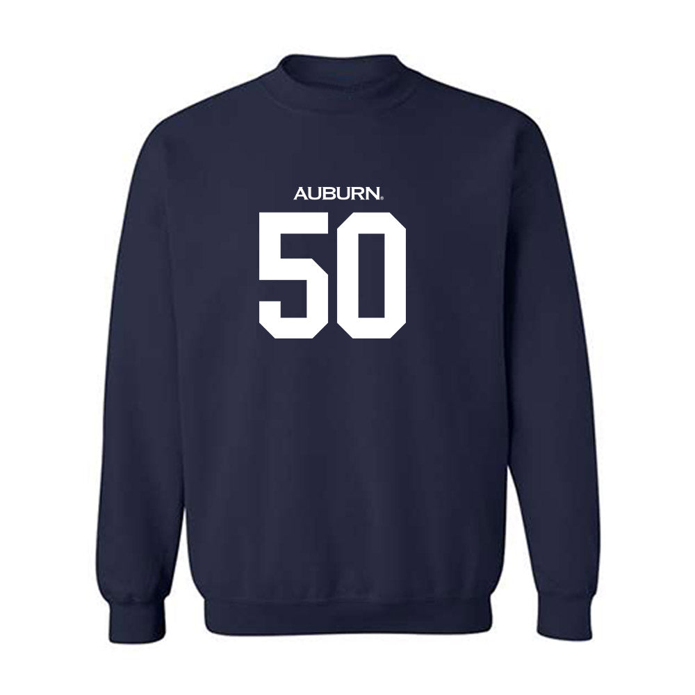 Auburn - NCAA Baseball : Brandon McCraine - Replica Shersey Crewneck Sweatshirt-0