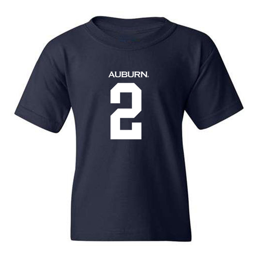 Auburn - NCAA Men's Basketball : Denver Jones - Replica Shersey Youth T-Shirt