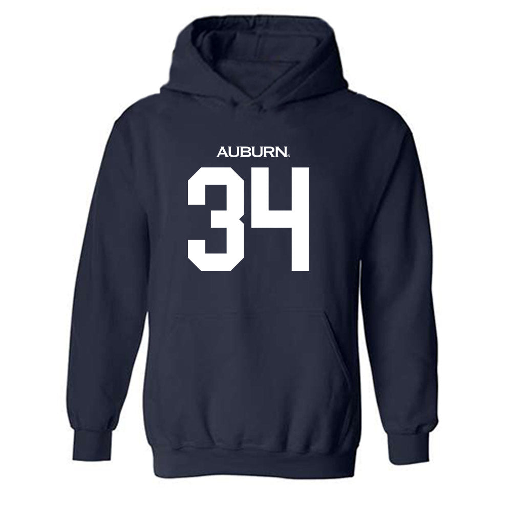 Auburn - NCAA Softball : Amelia Lech - Replica Shersey Hooded Sweatshirt