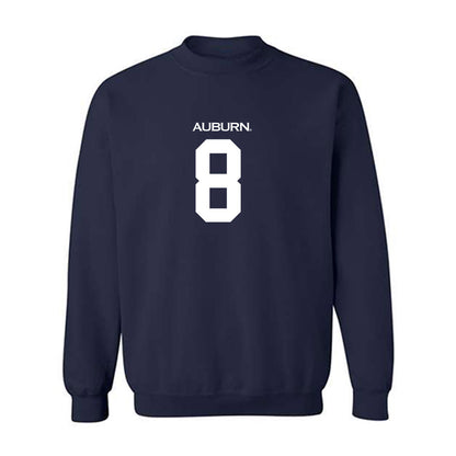 Auburn - NCAA Softball : Haley Rainey - Replica Shersey Crewneck Sweatshirt-0