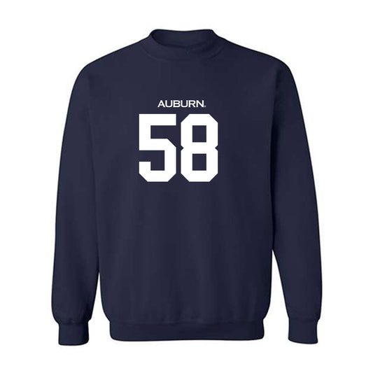 Auburn - NCAA Football : John Henry Flatt - Replica Shersey Crewneck Sweatshirt