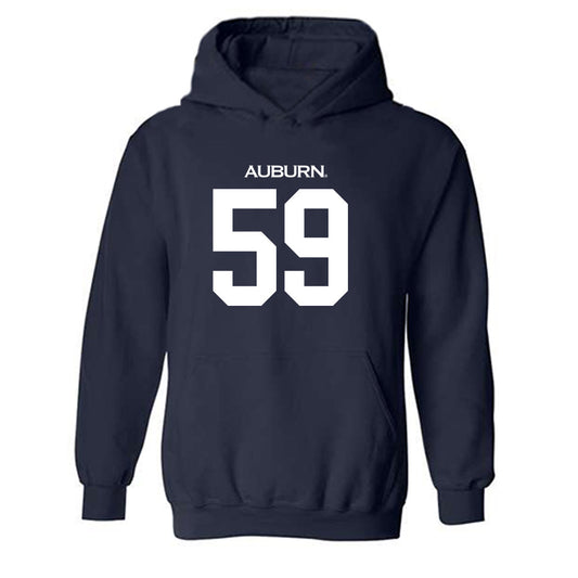 Auburn - NCAA Football : Isaac Boulger - Replica Shersey Hooded Sweatshirt